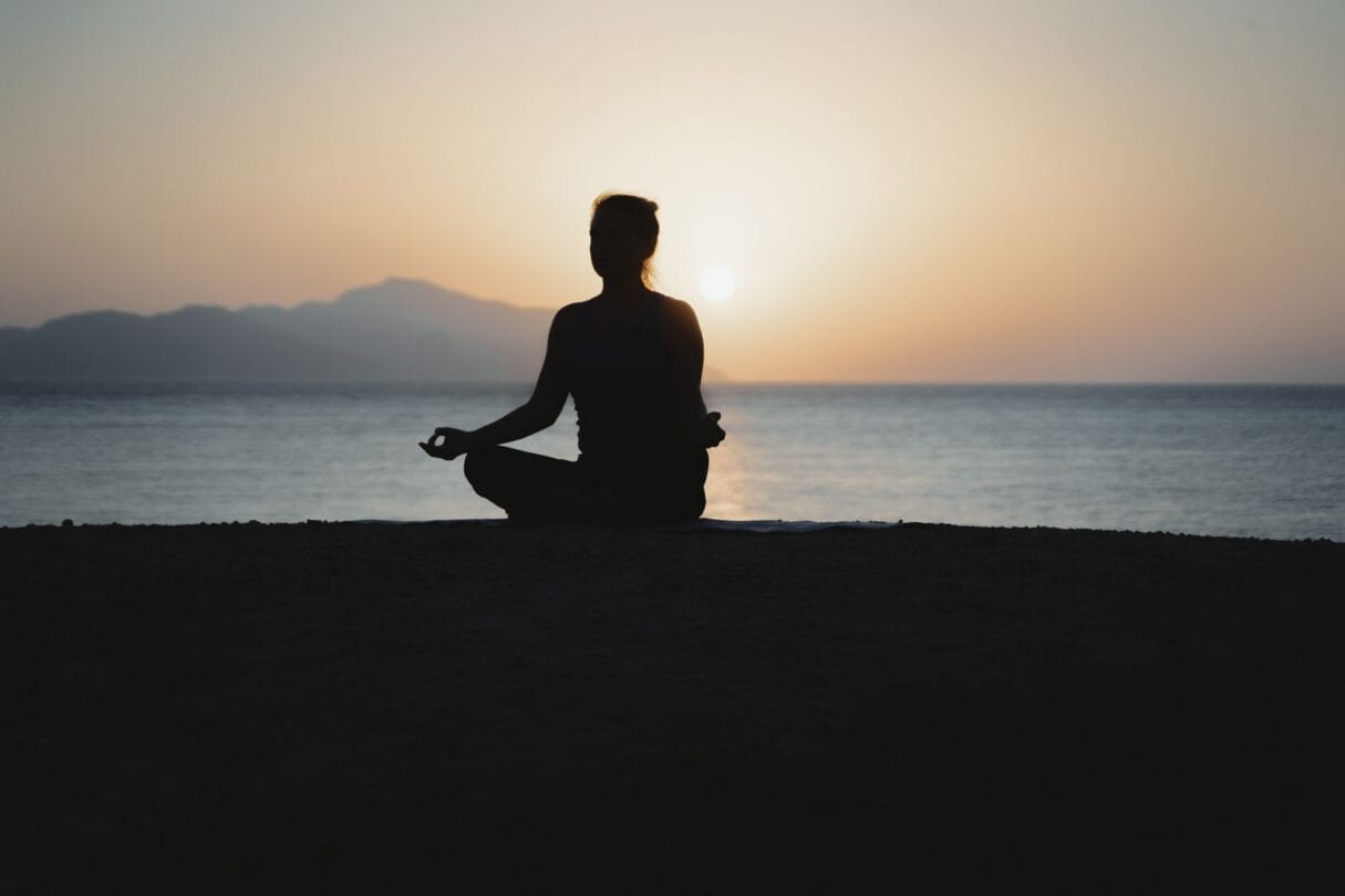 Beach Yoga at Sunset